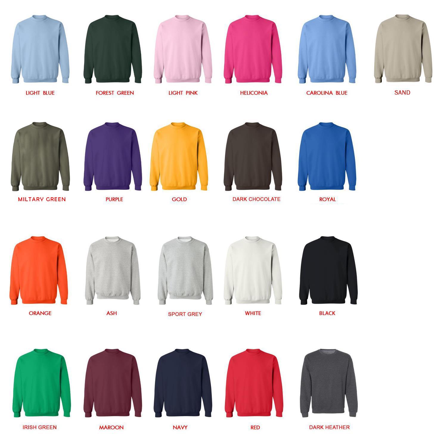 sweatshirt color chart - Samurai Champloo Store