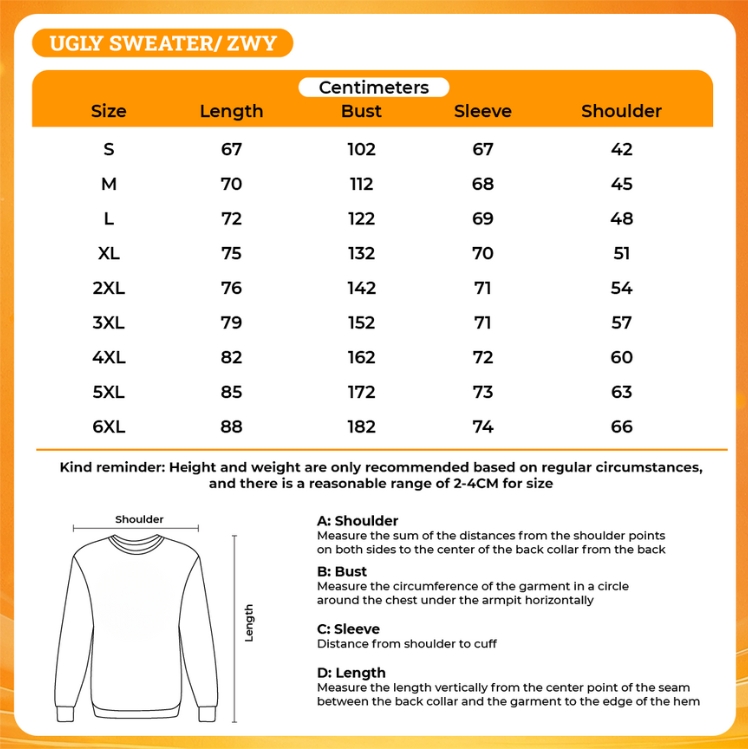 3D UGLY SWEATER - Samurai Champloo Store