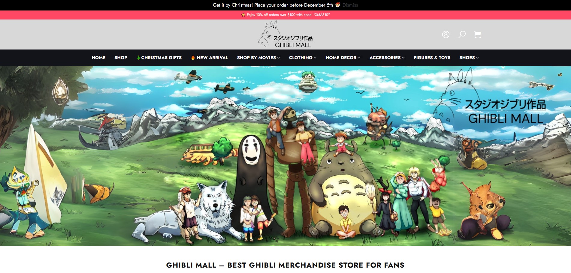 Ghibli Mall Homepage - Samurai Champloo Store